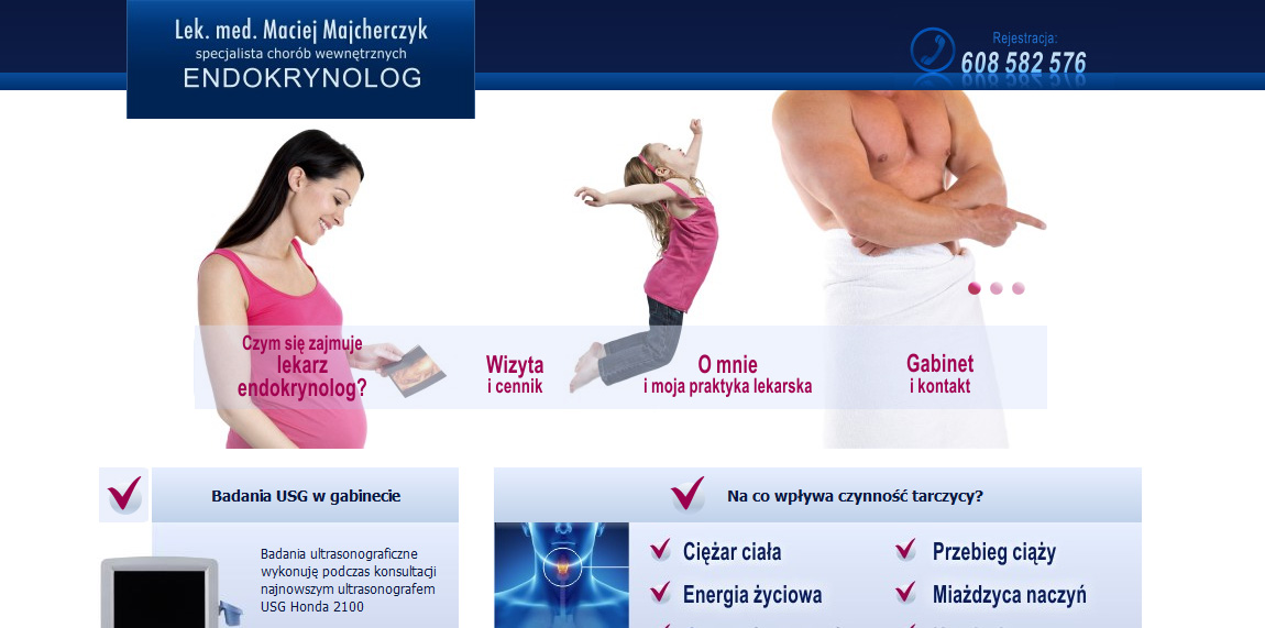Strona www endokrynologa z Bielska-Białej