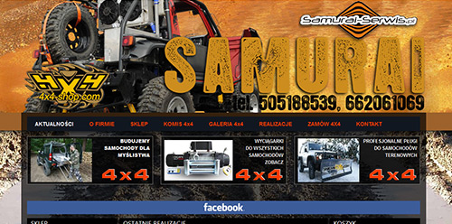 Strona www Samurai Serwis